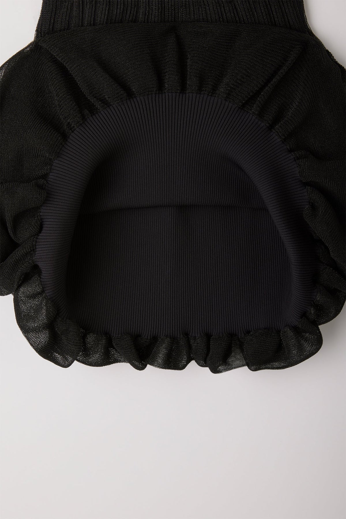 OVERWRAPPED POTTERY MINI SKIRT