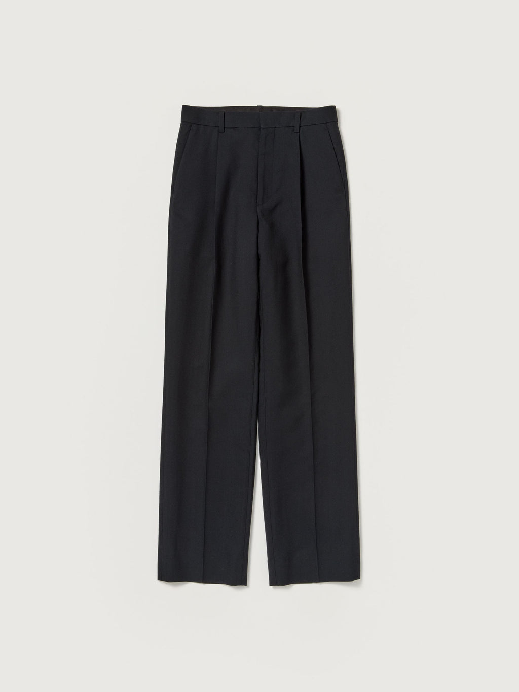 TENSE WOOL DOUBLE CLOTH SLACKS