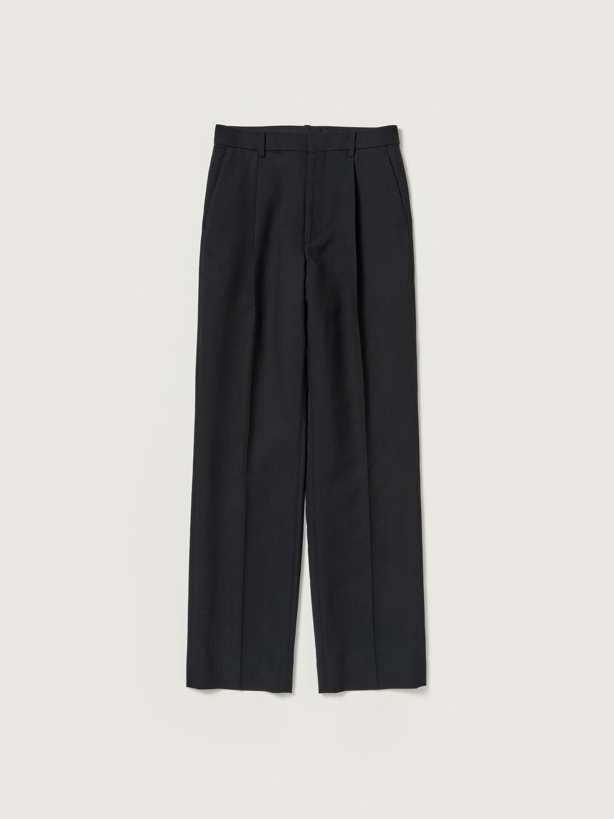 TENSE WOOL DOUBLE CLOTH SLACKS