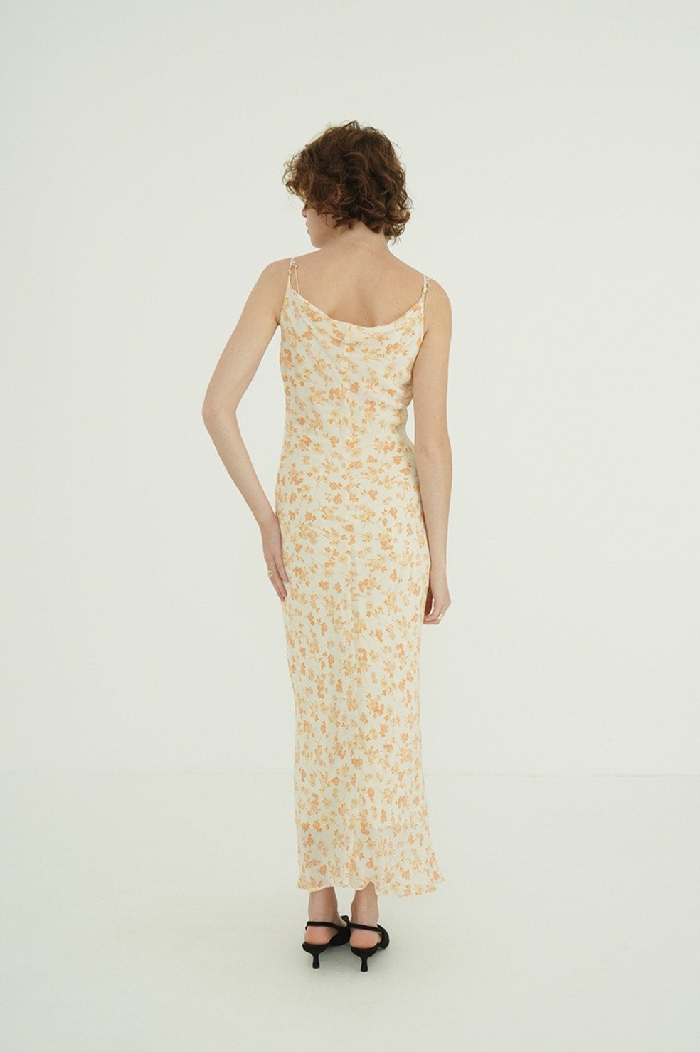 MABEL FLOWER DRAPE CAMI ONEPIECE