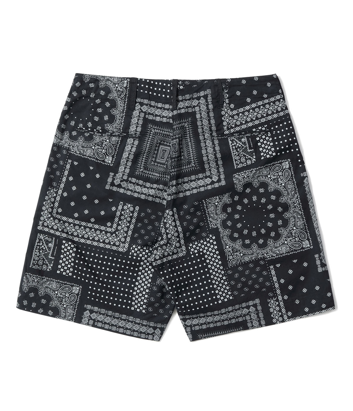 NATIVE AMERICAN BANDANA PATCHWORK PRINT WORK SHORTS