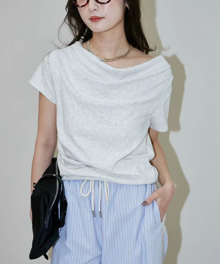 2WAY Draped T-Shirt Limited Release