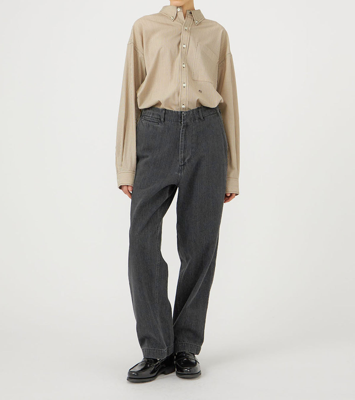 Wide Denim Pants