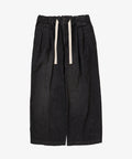 hakama pants black denim damaged