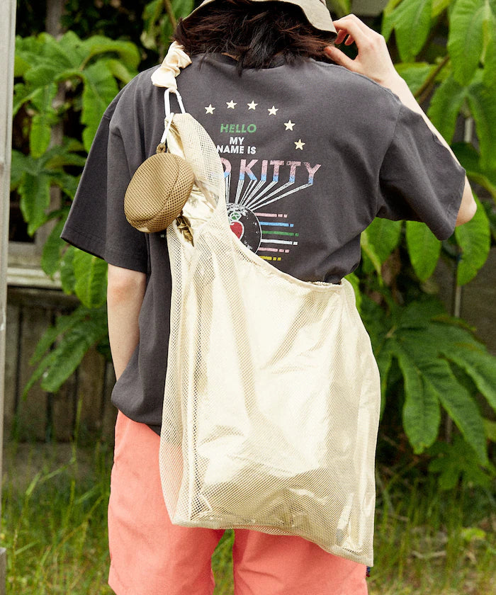 Multiway Frill Shoulder Layered Mesh Bag