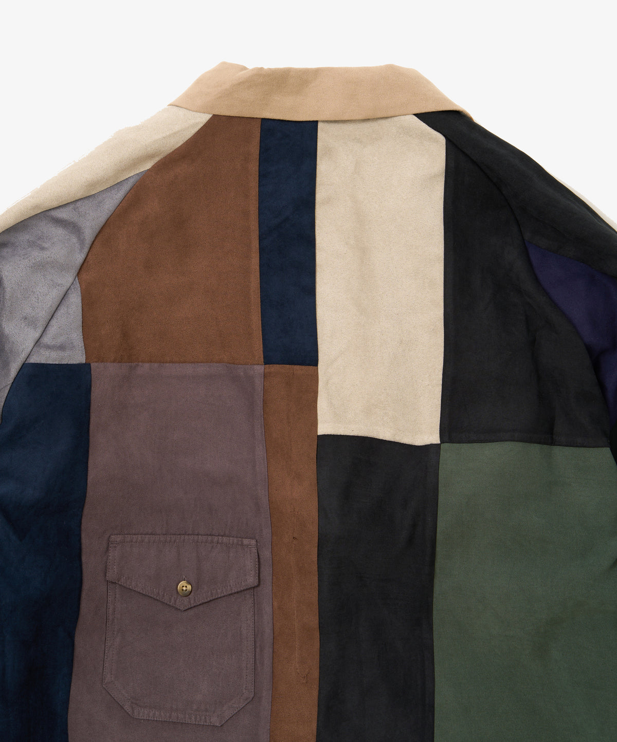 blazer faux suede six