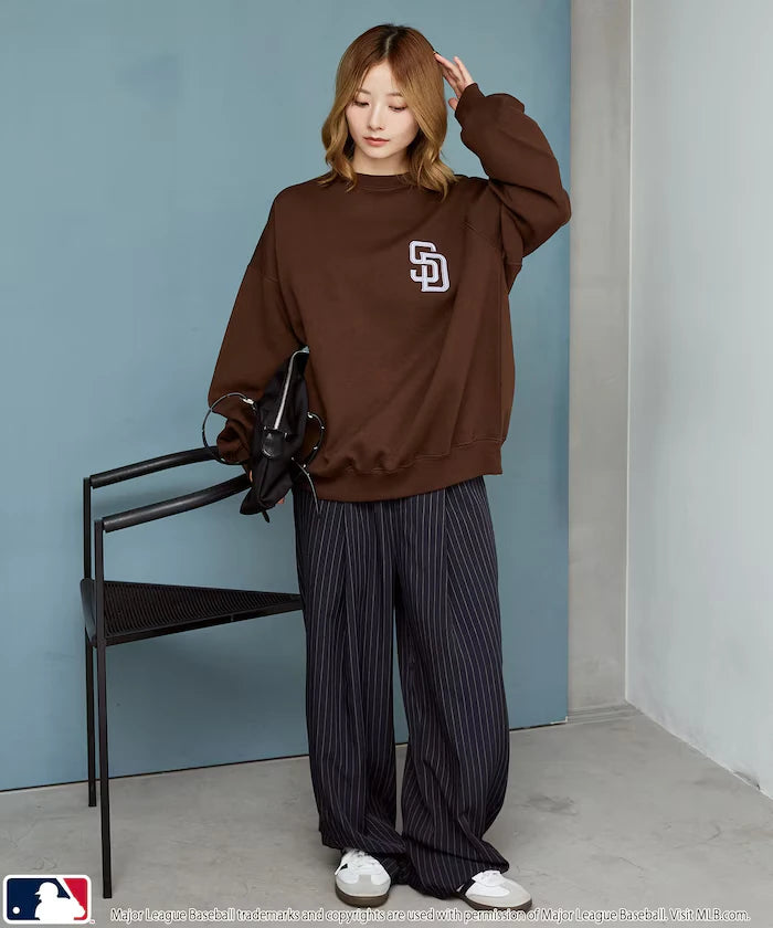 Custom MLB Fleece Crewneck Logo Sweatshirt Limited Edition