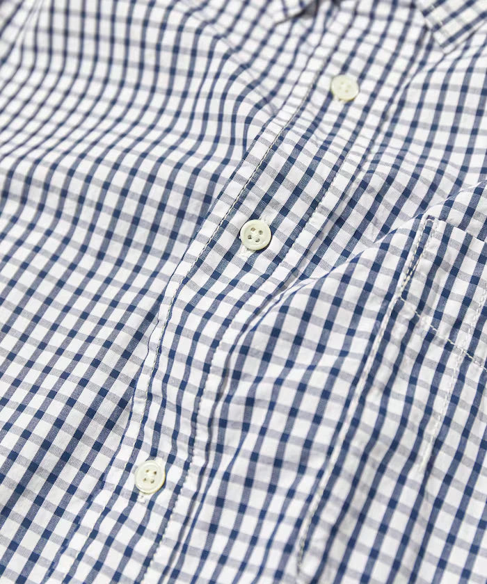 Magazine Pocket Broad Shirt(Gingham)