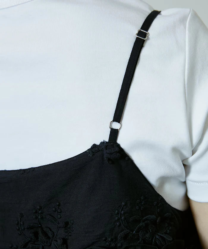 Floral Embroidery Detail Camisole Bustier Limited Edition