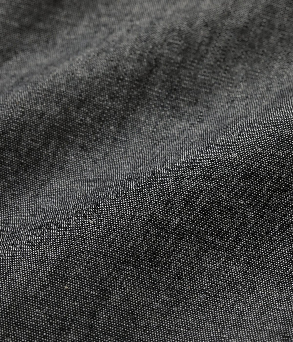 Chambray Work Shirt with Chain Embroidered
