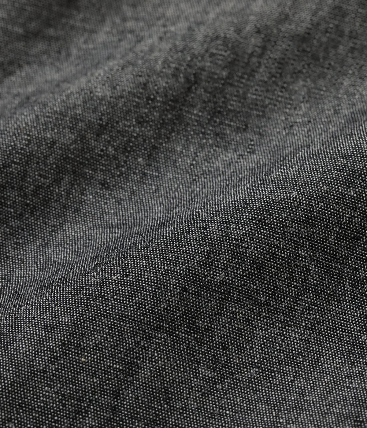 Chambray Work Shirt with Chain Embroidered