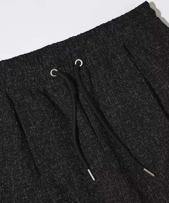 Dry Touch Summer Tweed Spindle Easy Wide Pants