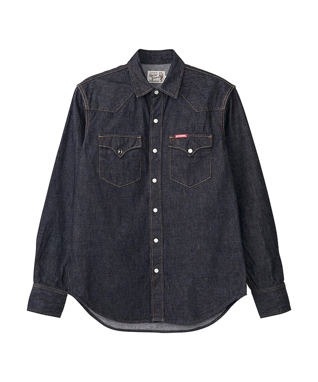 Hysteric Embroidered Western Denim Shirt