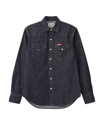 Hysteric Embroidered Western Denim Shirt
