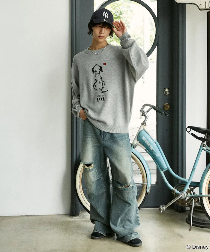 Special Order 101 DALMETIANS HEART KNIT