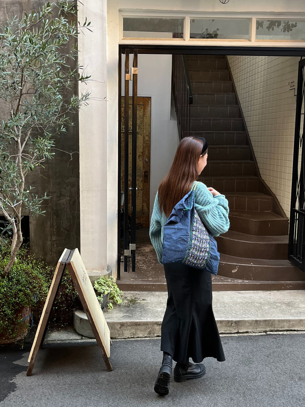 FLOWER LINE Ⅱ(Flower Line II)L#32 NAVY-301170