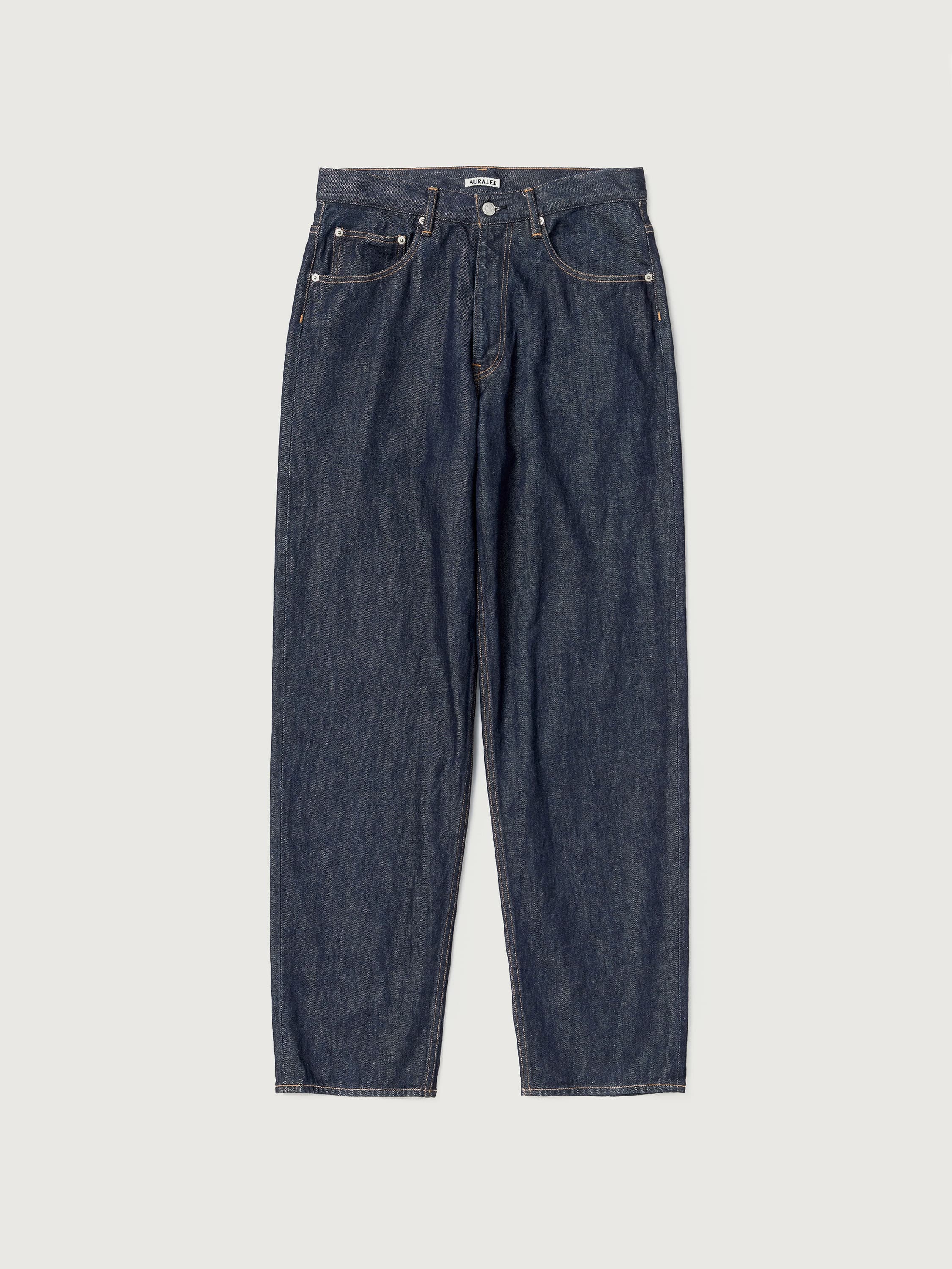 HARD TWIST DENIM WIDE PANTS