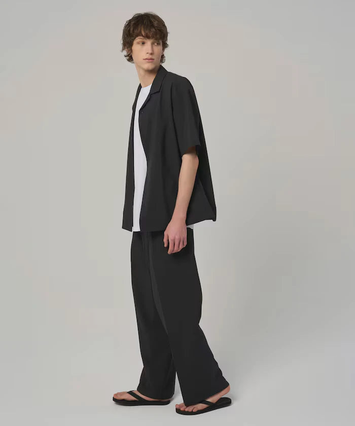 Functional Material Open Collar Short Sleeve Shirt Set 3 Piece Set / Washable / UV Cut / Quick Dry / Cooling Touch