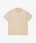 twisted pique polo ivory