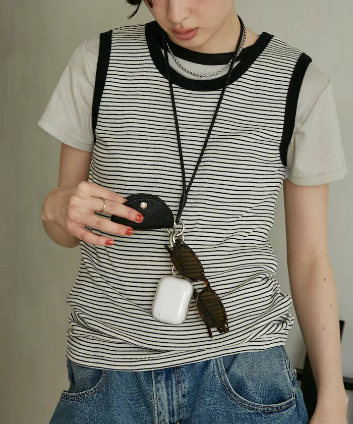 Glass Ring Multi Neck Strap