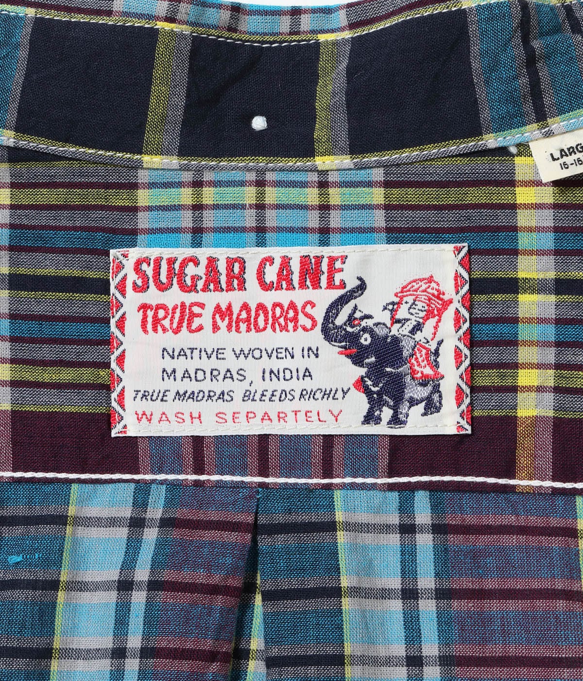 Madras Check Button Down Shirt