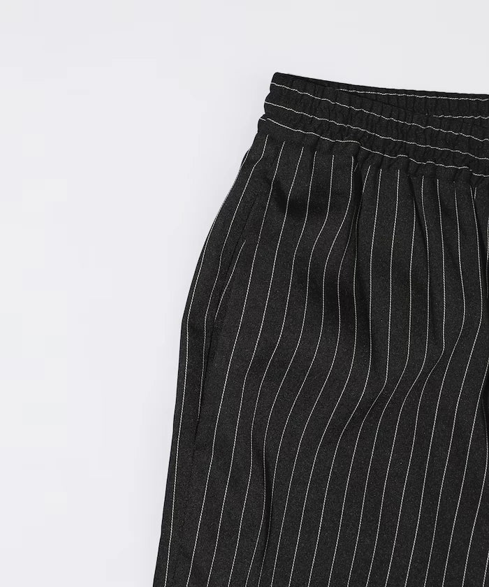 Spindle Stripe Easy Wide Pants / Compatible with Setup