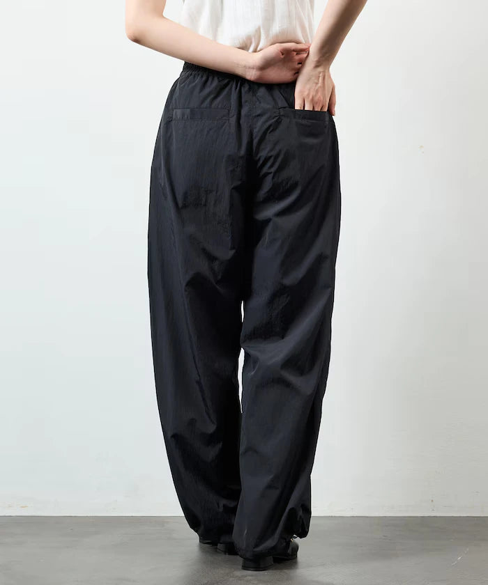 Nylon Lace Easy Wide Pants
