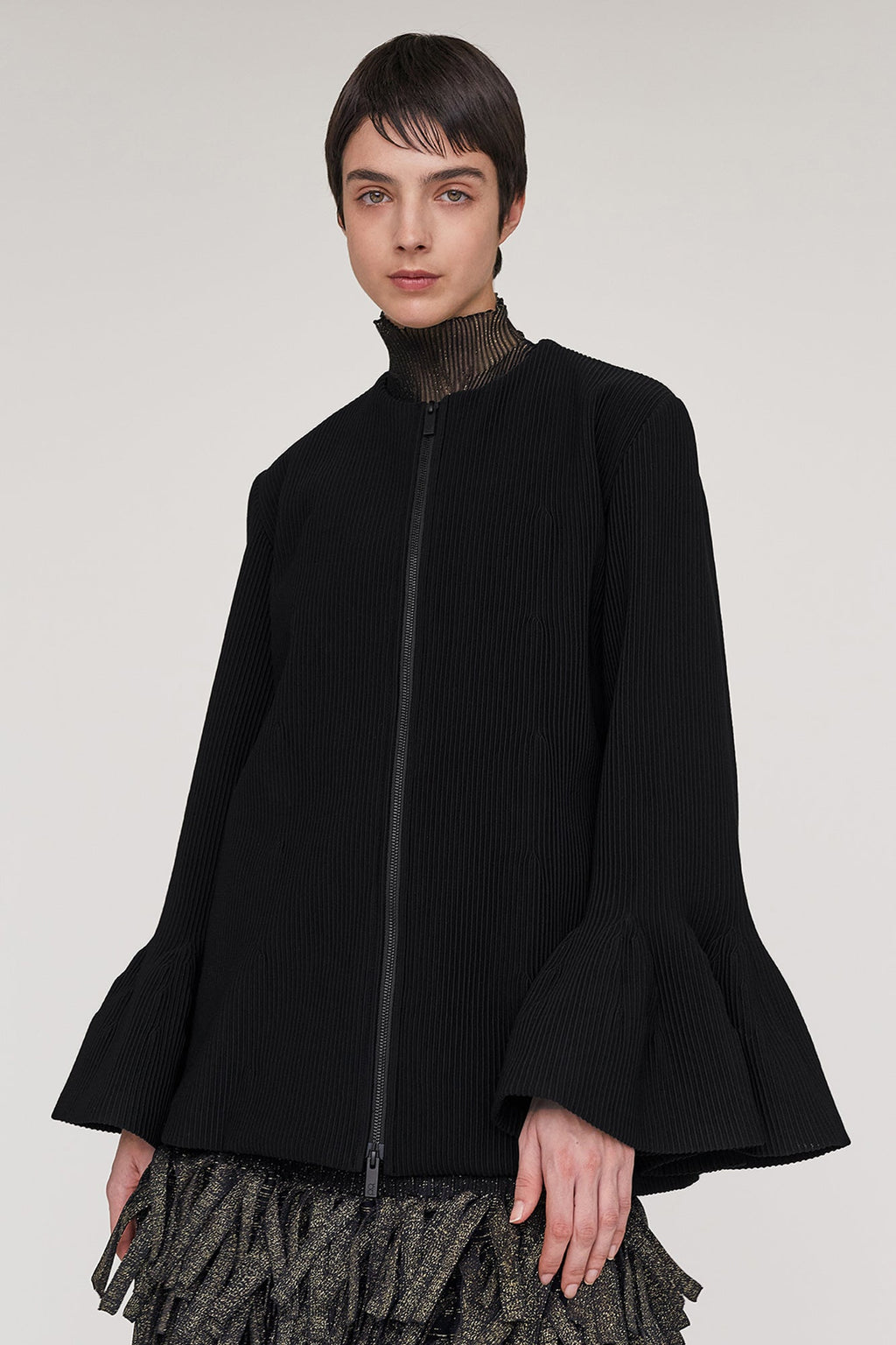 HYPHA BELL SLEEVE COAT
