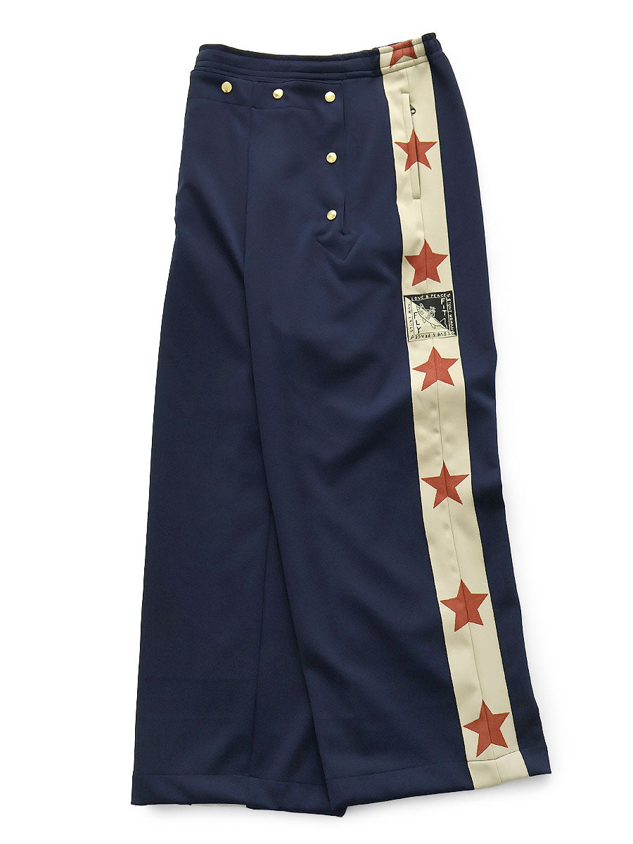 Smooth Jersey Sailor Baggy Track Pants...