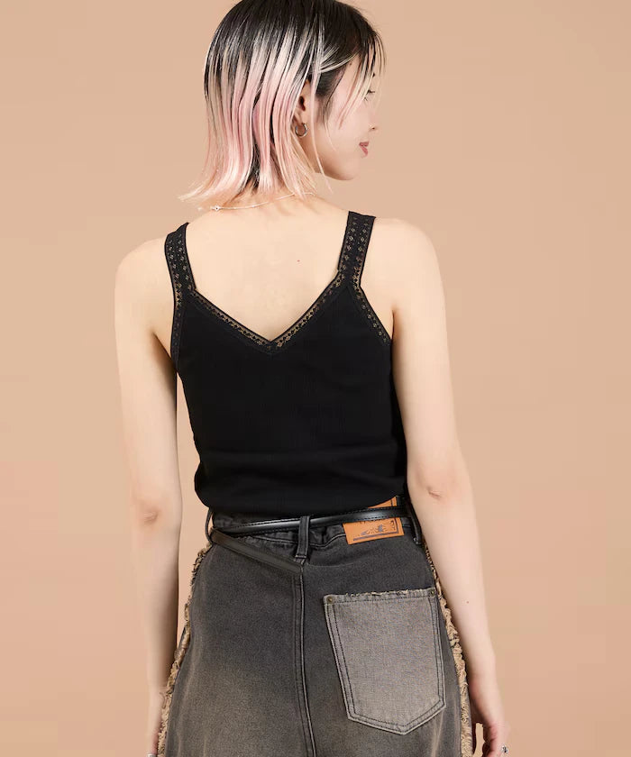 Eyelet Lace V-Neck Camisole
