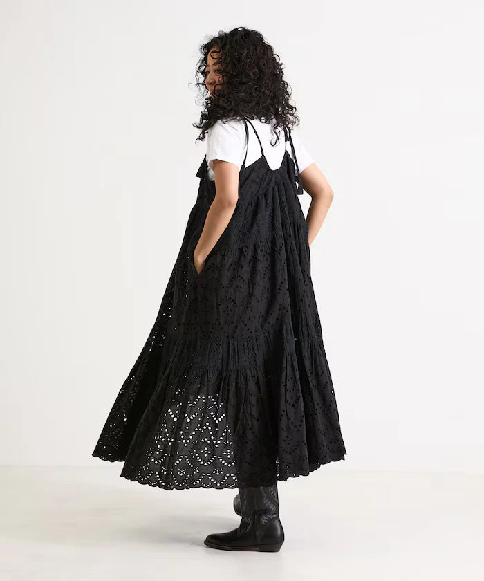 India Shifraretiard Shoulder Ribbon Camisole Dress