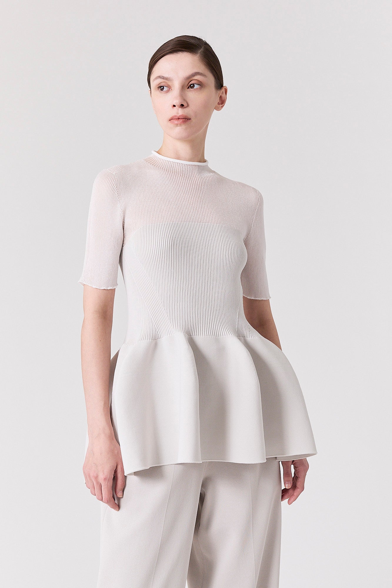 POTTERY LUCENT DECOLLETAGE SHORT SLEEVE TOP