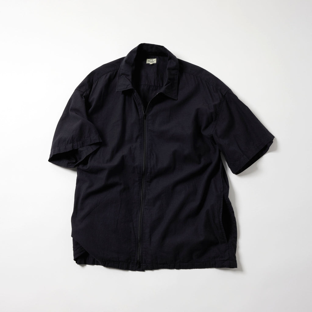 GL39433 / VAT DYE CHAMBRAY ZIP SHIRT