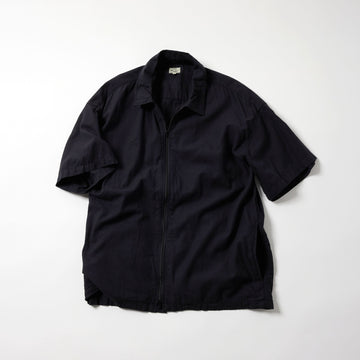 GL39433 / VAT DYE CHAMBRAY ZIP SHIRT