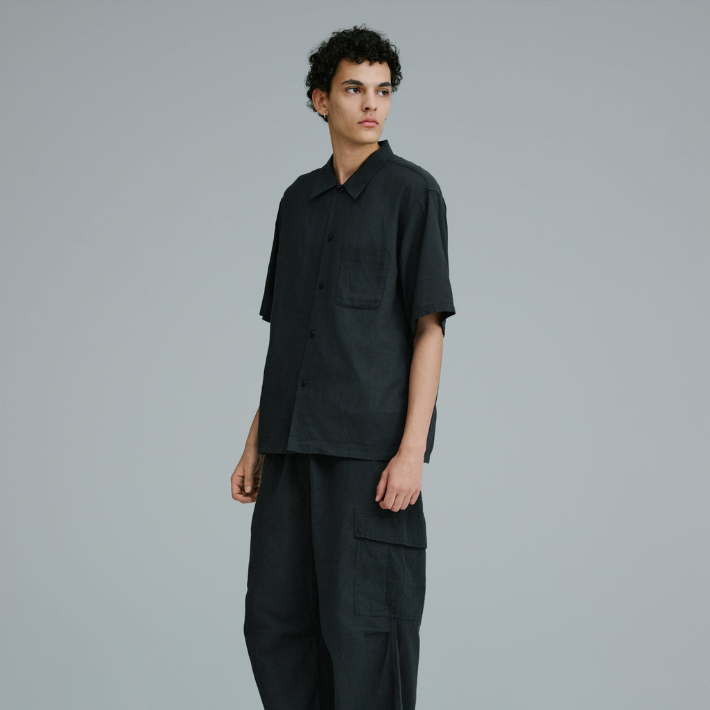 Selvedge Oxford Open Shirt