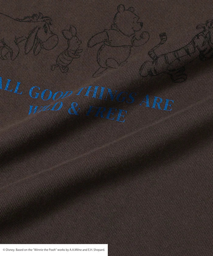 Winnie-the-Pooh Front Logo Print T-Shirt