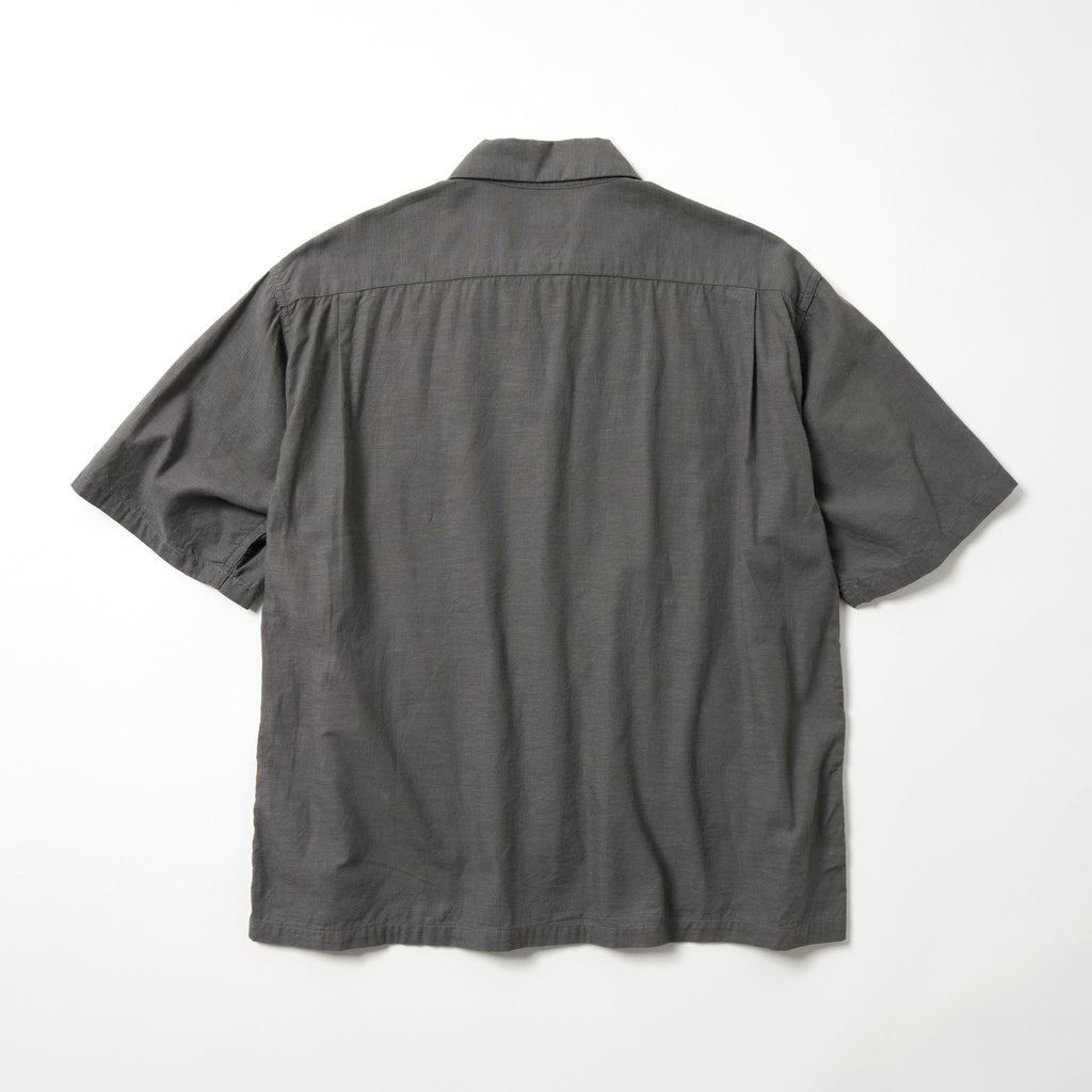 Vat Dye Chambray Zip Shirt