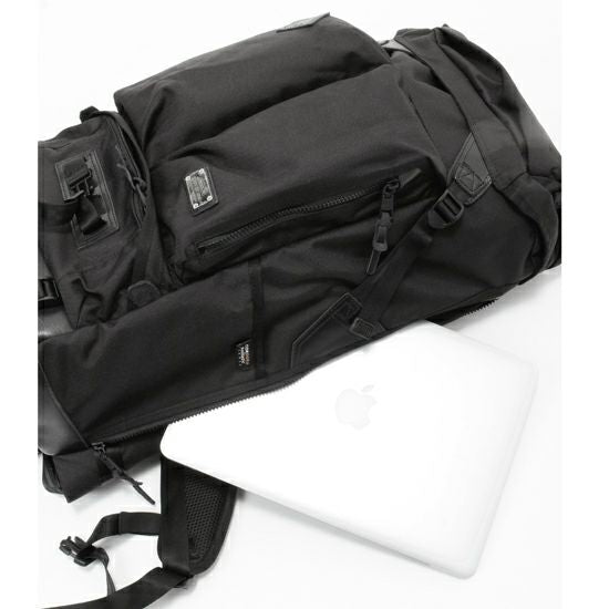 EXCLUSIVE BALLISTIC NYLON 2POCKET BACK PACK /BLACK