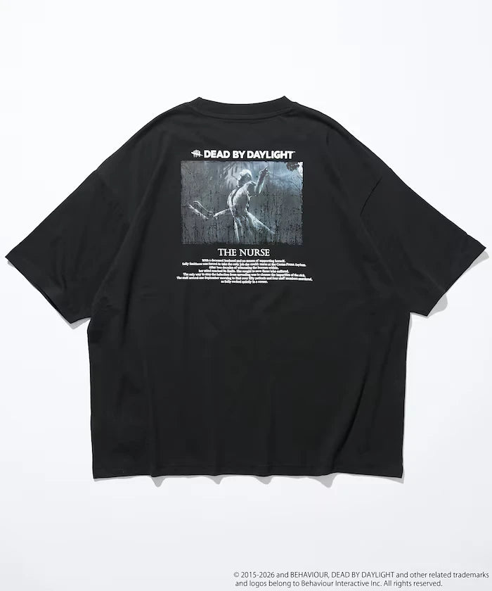 Dead By Daylight Exclusive The Nurse Photo Back Print Crew Neck T-Shirt