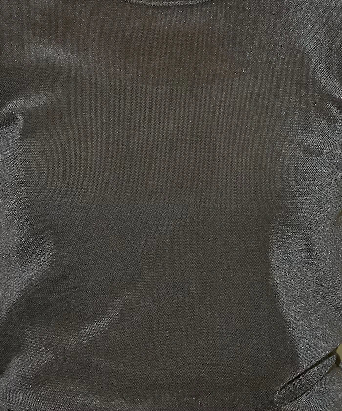 Puff Sleeve Sheer Flocky T-Shirt Limited Edition