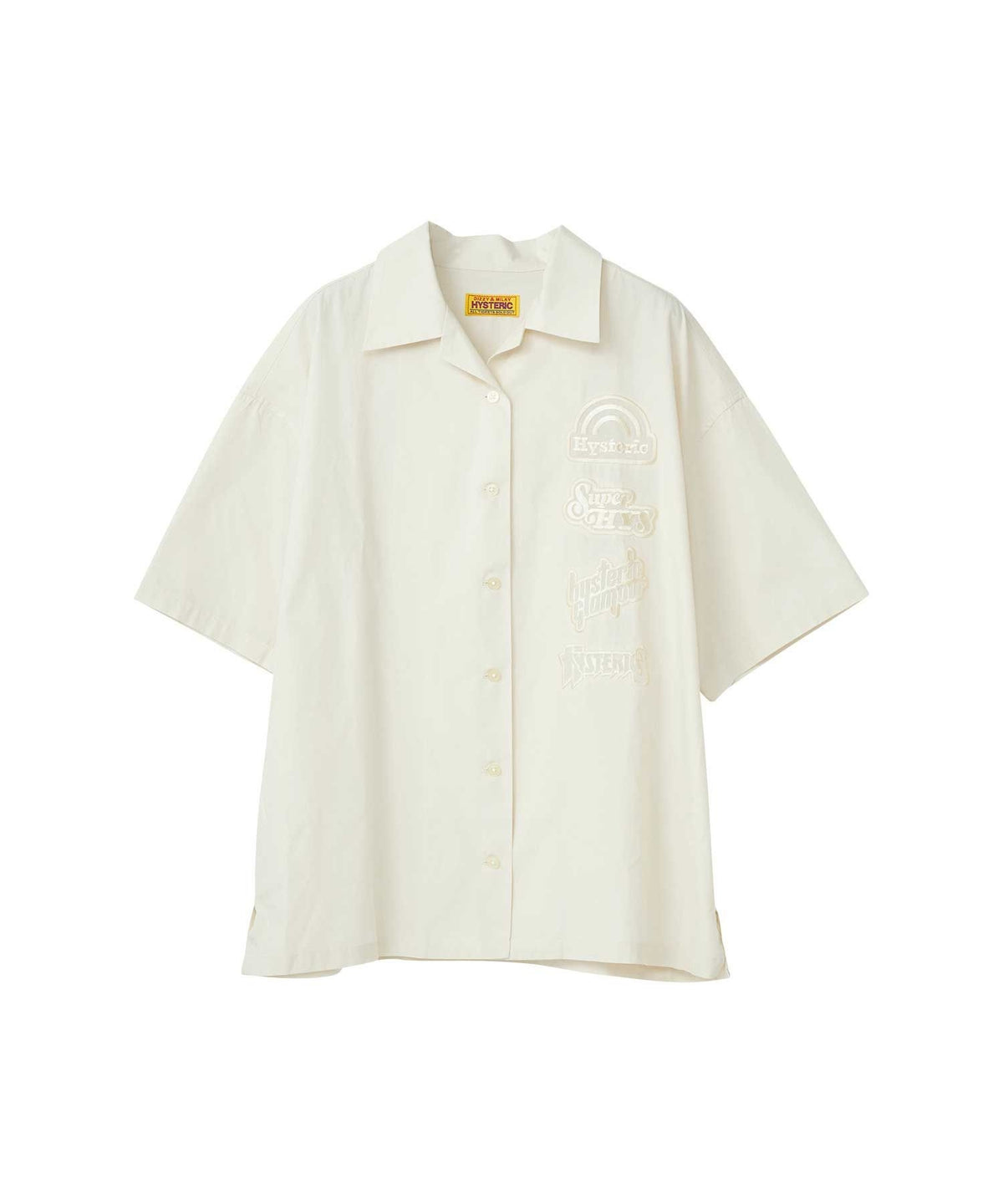 Guitar Girl Embroidered Oversized Shirt