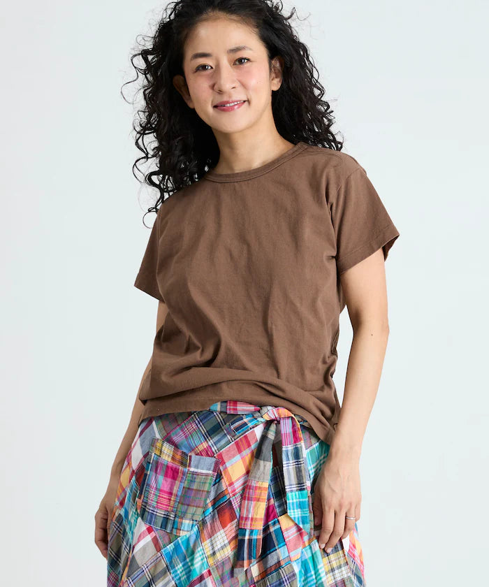 Oil Cut Processing Crew Neck T-Shirt