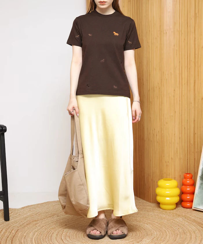 Organic Cotton Allover Embroidery T-Shirt