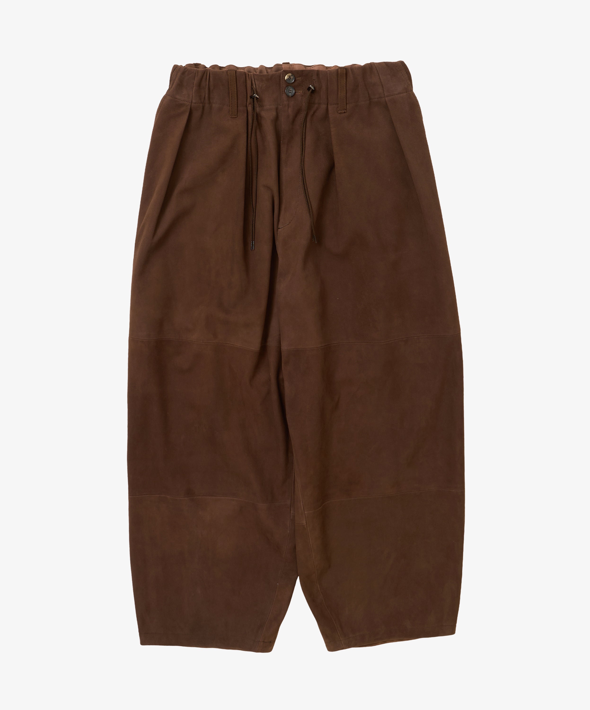 circular pants sheepskin brown