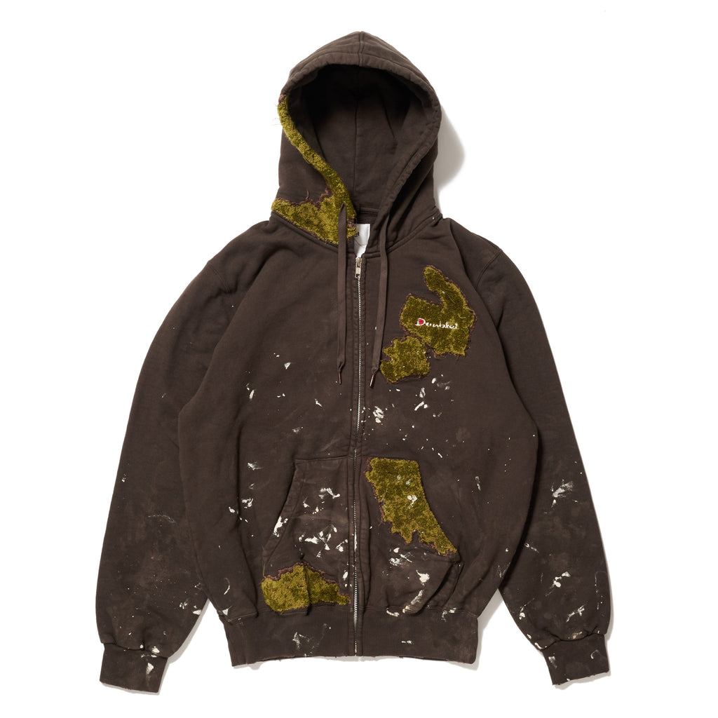 MOSS-GROWN EMBROIDERY HOODIE