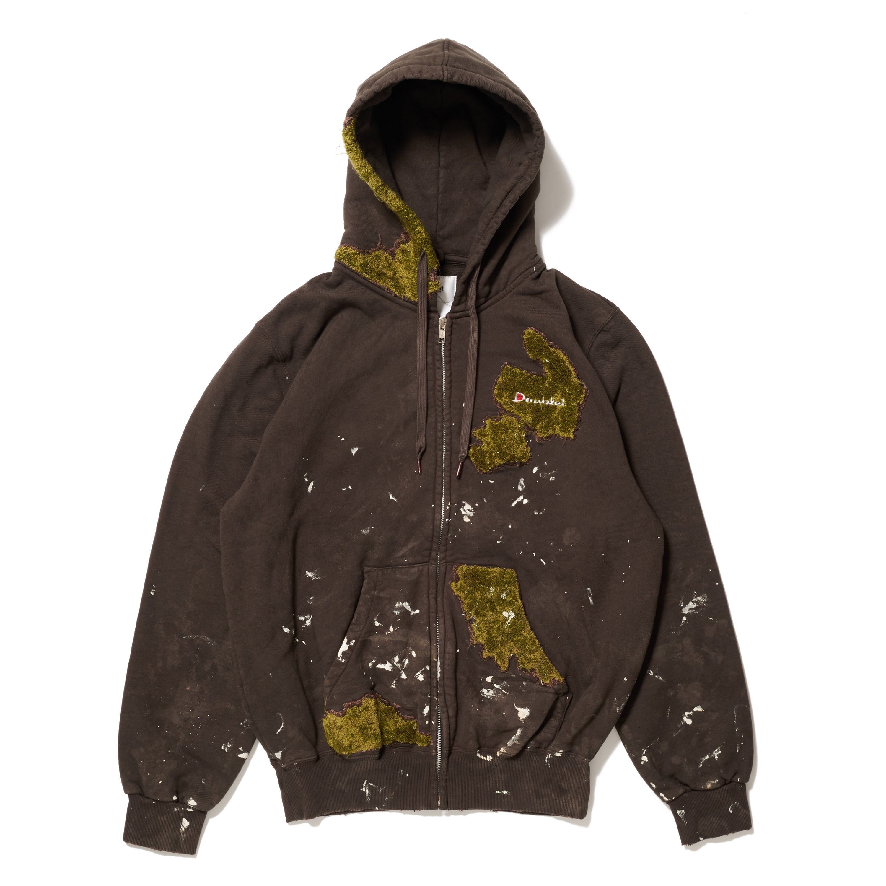MOSS-GROWN EMBROIDERY HOODIE