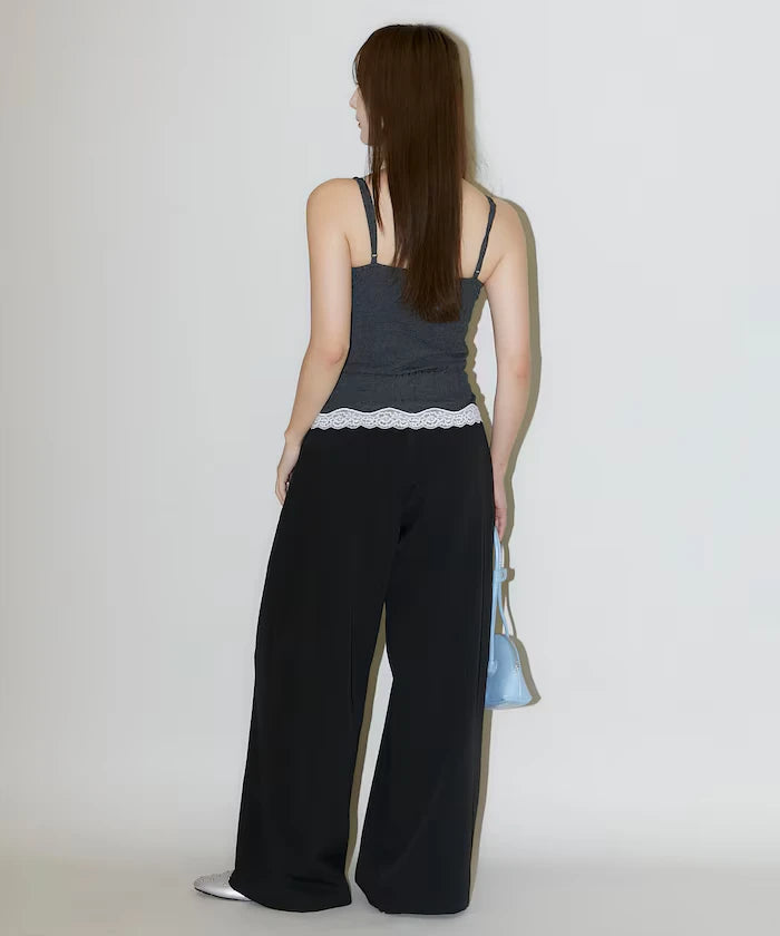 2-pleat slacks pants limited edition