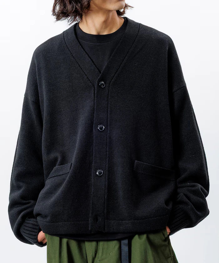 Relaxed Fit Easy Care Washable V-Neck Cardigan