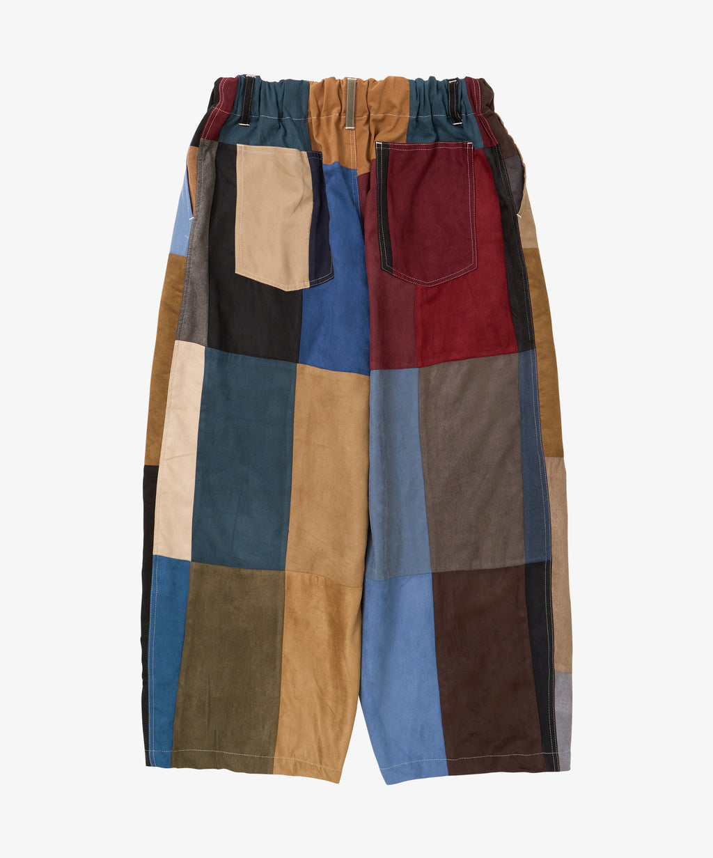 circular pants faux suede eleven