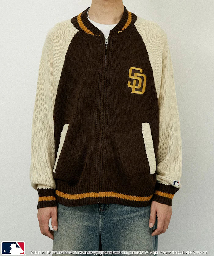 Custom ZIP KNIT CARDIGAN